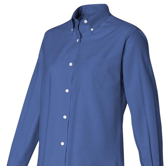 Van Heusen Ladies Wrinkle Resistant Oxford Shirt - Picture 1 of 8